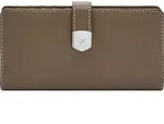 FOSSIL Geldb&ouml;rse Lennox Lennox Tab Bifold Smoke braun - Braun