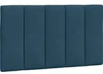 vidaXL Kopfteil-Kissen "Hanko" Blau 80 cm Samt - Blau