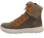 Think Schn&uuml;rstiefel Kaltfutter in grau, Gr. 39.5 - Grau - 39,5