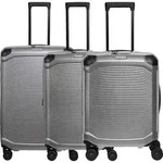 Travelite MILLENNIUM Trolley 4w L/M exp./S, Silver