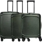 Travelite MILLENNIUM Trolley 4w L/M exp./S, Pine Green - Gr&uuml;n