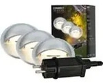 BRILONER Connect to Shine 3er Set Bodeneinbauleuchten, Starterset, IP65 Wasserfest,