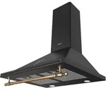Dekorative Retro-Wandhaube - AMICA - OKC6212RA - 76/104 x 60 x 50 cm - Schwarz - Grau