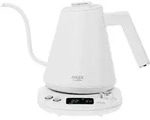 Adler AD 1349 Wasserkocher 1 L - LED & 360&deg; Drehsockel - Wei&szlig;/Silber - Wei&szlig;