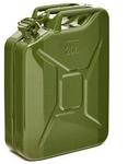 BW&reg; Kraftstoffkanister Metall Benzinkanister 2x 20 Liter - Olivegr&uuml;n RAL 6003...