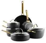 GreenPan Padova Reserve 6 Tlg Topf&Pfannenset - Schwarz/Gold