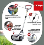 IKRA Akku Rasenm&auml;her ICHM 20 | 20V | 21 cm Schnittbreite | Mulchfunktion | 3