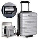 Leonardo Handbagage Koffer 25 L Hardcase, 40&times;30&times;20 cm, wasserbest&auml;ndig, 2 kg