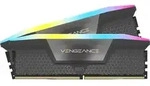 Corsair Vengeance RGB CMH32GX5M2B6000Z38, 32 GB, 2 x 16 GB, DDR5, 288-pin DIMM, Grau