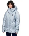 W Belay Parka, Belay Blue, L, Women, Women's Outerwear Top, Black Diamond - L