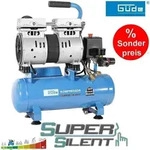 G&uuml;de Kompressor Airpower 105/8/6 SILENT 550W mit 6l Kesselinhalt, &ouml;lfrei, <r 59 dB