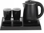Adler AD 1387 Wasserkocher-Set, 1 Liter Fassungsverm&ouml;gen, Abtropfschale und 2