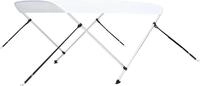 vidaXL 2-Bow Bimini Top Wei&szlig; 180x150x110 cm