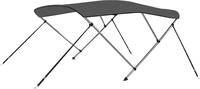 vidaXL 3-Bow Bimini Top Anthrazit 183x180x137 cm