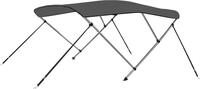 vidaXL 3-Bow Bimini Top Anthrazit 183x196x137 cm