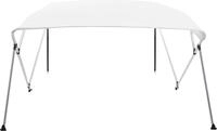 vidaXL 4-Bow Bimini Top Wei&szlig; 243x180x137 cm