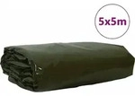 vidaXL Plane 650g / m2 Olive Gr&uuml;n 5 x 5 m Canvas mit PVC-Beschichtung - Gr&uuml;n