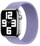 Geflochtenes Solo Loop f&uuml;r das Apple Watch | 38/40/41/42 mm - Gr&ouml;&szlig;e 4 - Lavender -