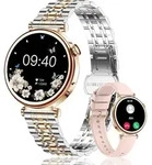CIVO Smartwatch Damen Fitness Uhr Rund IP67 Wasserdicht Smart Watch mit