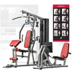 Sportstech Kraftstation HGX300 | 50+ &Uuml;bungen | Beinpresse | 16 Gewichtsbl&ouml;cke...