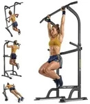 TREX SPORT Power Tower Dip Station & Klimmzugstange freistehend TX-060PR 