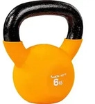 MOVIT Kettlebell Kugelhantel Kugelgewicht Schwunghantel Gusseisen 6kg orange -