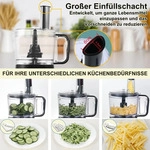 TopStrong Multifunktions-K&uuml;chenmaschine, 6-in-1-K&uuml;chenmaschine, 2 l, Multifunkti -