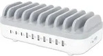 MANHATTAN 10-Port USB-Ladestation 120W wei&szlig;/grau - Wei&szlig;