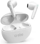 SBS Twin Pure Drops TWS-Ohrh&ouml;rer TEEARPURDTWSBTW Semi-In-Ear, HD-Mikrofon mit ENC -