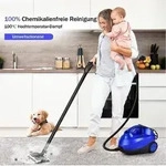 GOPLUS Dampfreiniger 2000 W, 4.0 bar, 1.5L, Mehrzweck Dampfsauger, mit Reichhaltigem