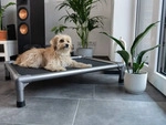 TrendPet HighBed Hochbett f&uuml;r Hunde grau (90x70x18cm) - Grau