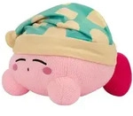 Kirby Nuiguru-Knit Pl&uuml;schfigur Kirby Sleeping Mega 25 cm - Rosa