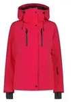 CMP Damen Stretch Feel Warm Flat Skijacke mit Kapuze pink 38 - Rosa - 38