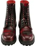 Brandit Rub Off Phantom 10 Eye Boots, Farbe: burgundy-red, Gr&ouml;&szlig;e: 4 - Rot - 38