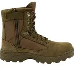 Brandit Boot Herren Tactical Boots Zipper oliv Basics Textil EU39 - Gr&uuml;n - 39