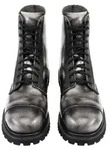 Brandit Boot Uni Rub off Boots grau Basics Leder EU38 - Grau - 38