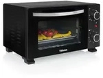 Kompakter Mini-Ofen 10 L, 800 W, Einstellbarer Thermostat, 60-Minuten-Timer, Dop -