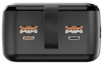 REALPOWER PB-27000 Pro,27.000mAh,65W,2x USB-A,2x USB-C,black - Schwarz