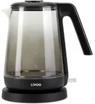 1,7-liter-wasserkocher, 2200 w, kabellos, transparent Livoo DOD216N - Schwarz