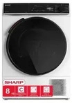 SHARP W&auml;rmepumpentrockner 8 kg Energieklasse C SensorTrocknung Wei&szlig;