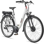 Telefunken City E-Bike Damen RC826 28 Zoll Frontmotor 7-Gang Kettenschaltung - Wei&szlig;
