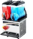 VEVOR kommerzieller Frozen Drink Maker, 15 L x 2 Slush-Maschine mit zwei Tanks, 120