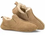 Fellhof Aladdin Uni Alpaka Hausschuhe aus Lammfell Braun, 3108-0 - Gr. 36 - Braun -