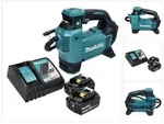 Makita DMP 181 RG Akku Kompressor 18 V 11,1 bar + 2x Akku 6,0 Ah + Ladeger&auml;t