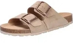Tamaris Damen Tieffu&szlig;bett Pantolette beige Gr&ouml;&szlig;e EUR 36 - Beige - 36