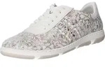 Niedrige Sneakers aus Mirror-Leder - Wei&szlig; - 36