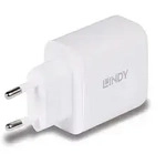 Ladeger&auml;t 65 Watt USB-A & C GaN Charger (wei&szlig;, 1x USB-A, 1x USB-C PD 3.0, GaN, PPS)