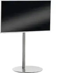CLP TV Standfu&szlig; universal 55 65 75 Zoll, VESA 100x100 bis 600x400, eckig edelstahl