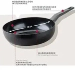 Fackelmann Wokpfanne 28cm Statement Keramik beschichteter Wok - Pfanne aus...