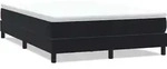 vidaXL Boxspringbett ohne Matratze Schwarz 160x220 cm Samt - Schwarz